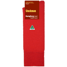 Load image into Gallery viewer, HL Stockman Health Sock 77% Wool Cushion