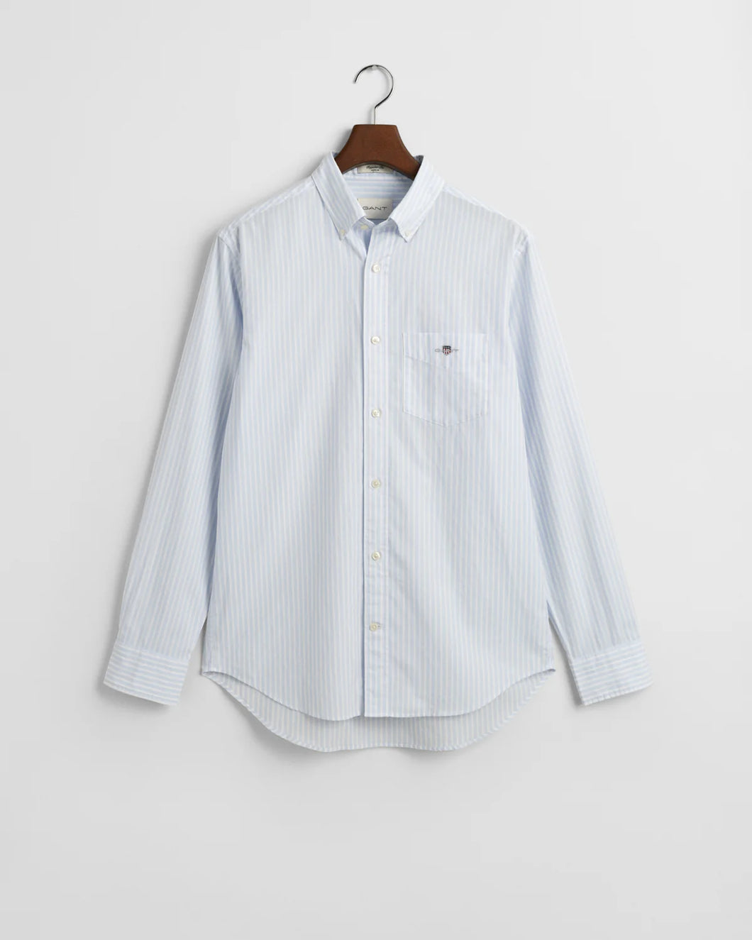 Gant Regular Fit Classic Striped Poplin Shirt