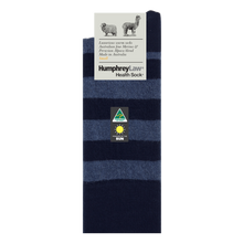 Load image into Gallery viewer, HL 28% Baby Alpaca 47% Wool Blend Stripe Sock
