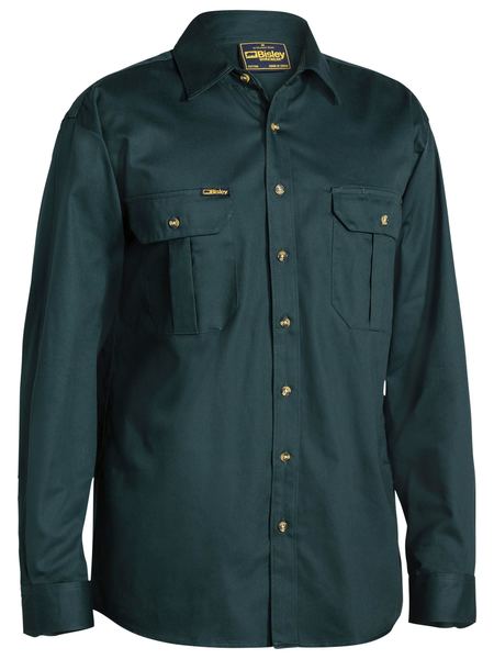 Bisley Men's Original Cotton Drill Shirt L/S
