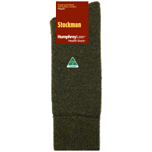 Load image into Gallery viewer, HL Stockman Health Sock 77% Wool Cushion
