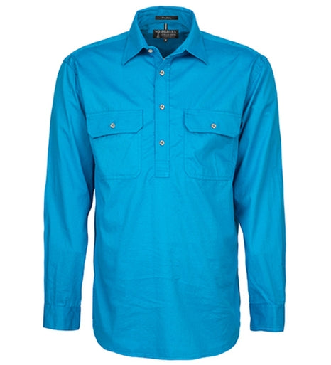 Ritemate Men's Pilbara Closed Front L/S Shirt