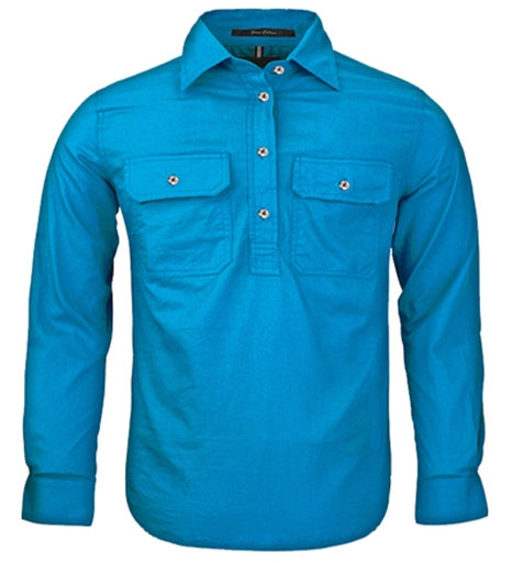 Ritemate Children's Pilbara Closed Front L/S Shirt