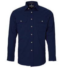 Load image into Gallery viewer, Ritemate Men&#39;s Pilbara Open Front L/S Shirt
