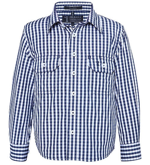 Ritemate Children's Dual Pocket Classic L/S Shirt