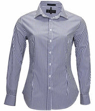 Load image into Gallery viewer, Ritemate Ladies Classic Fit L/S Stripe Shirt

