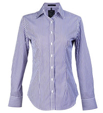 Load image into Gallery viewer, Ritemate Ladies Classic Fit L/S Stripe Shirt
