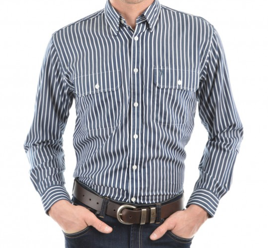 TC Men's Winton Stripe L/S Shirt