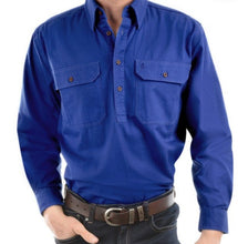 Load image into Gallery viewer, TC HEAVY DRILL SHIRT HALF PLACKET
