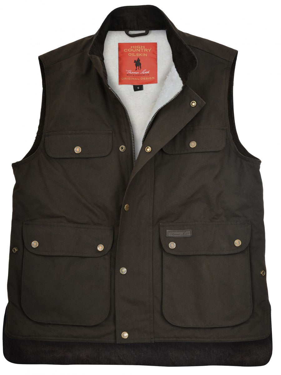 TC High Country Oilskin Sherpa Vest